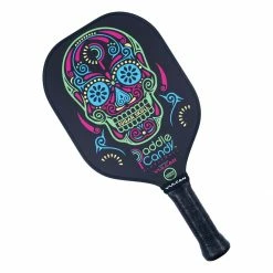 Promo 🥰 Vulcan Paddle 🍬 Candy "Sugar Skull" Middleweight Carbon Fiber Pickleball Paddle 🔔